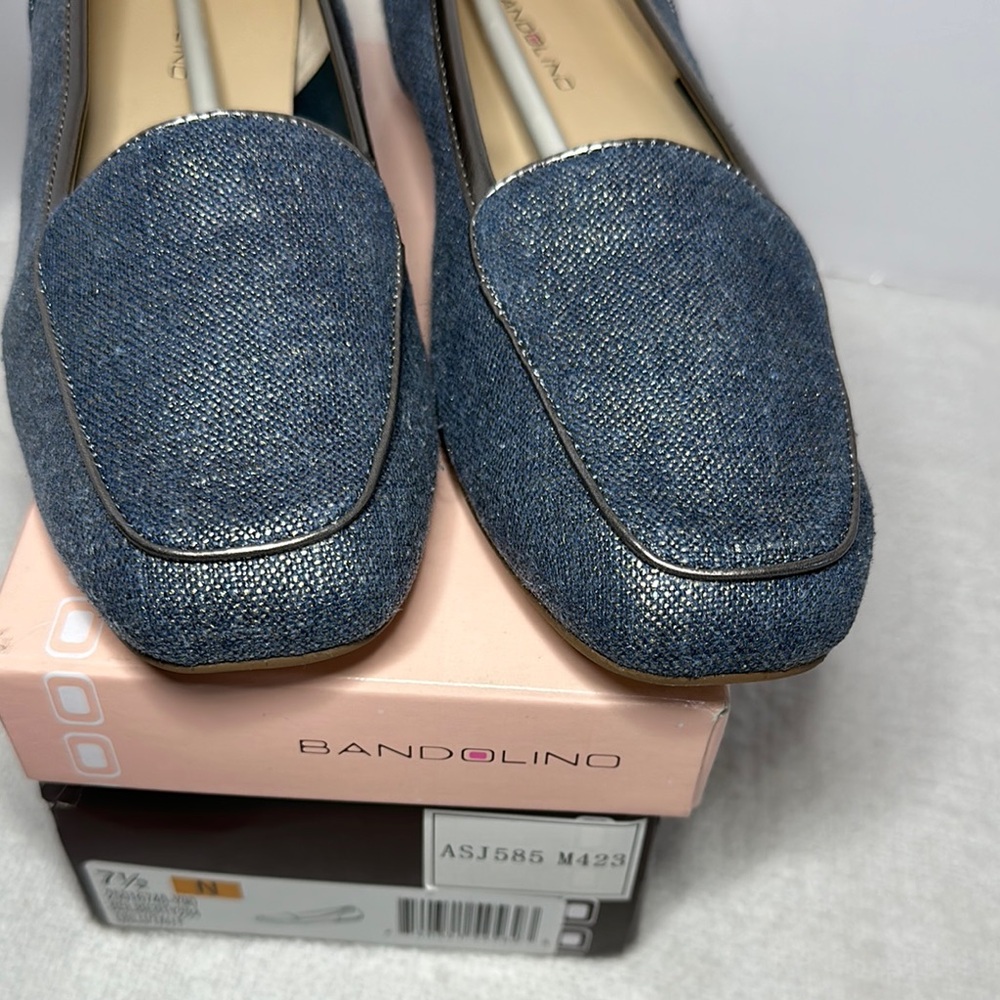 Bandolino Vintage Blue Flats Slip-On Loafers